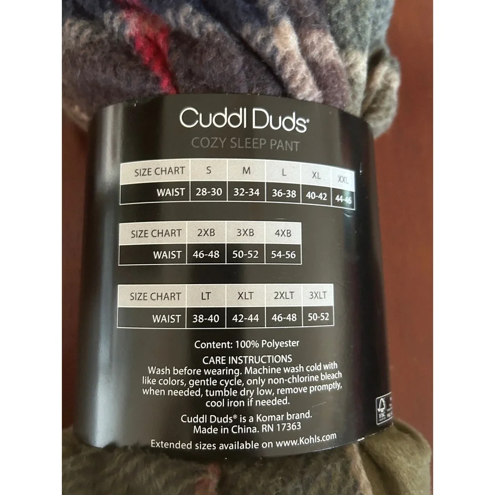 Cuddl Duds cozy sleep